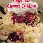 Cake Mix Cherry Cobbler