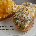 Jalapeno Popper Garlic Bread