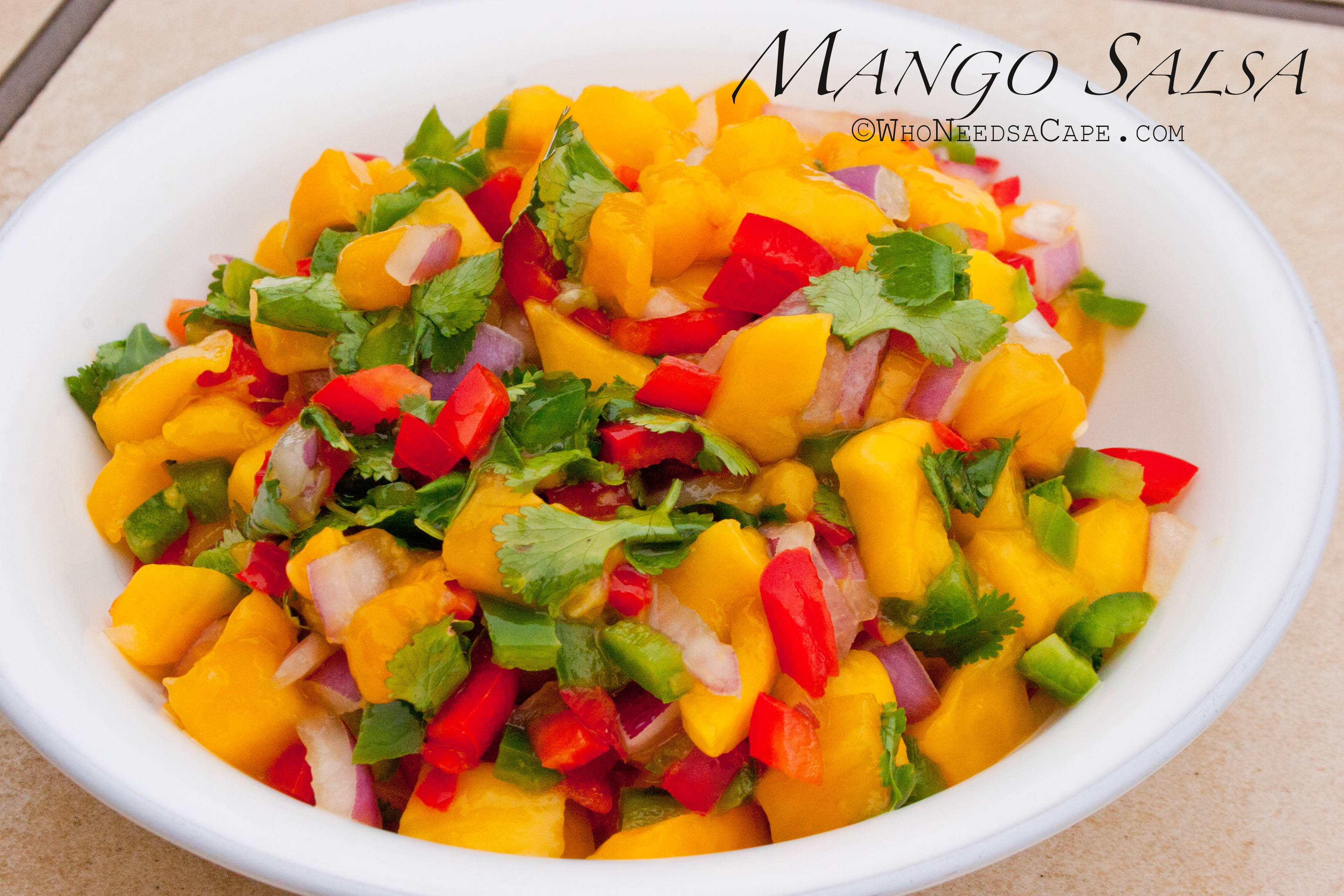 Mango Salsa - Who Needs A Cape?