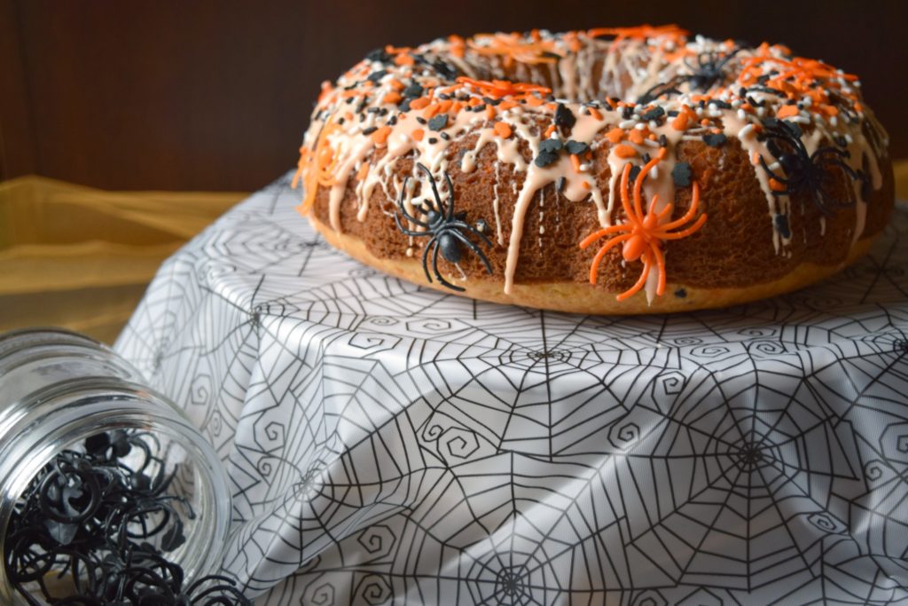 Spooky Spider Cake - Who Needs A Cape?