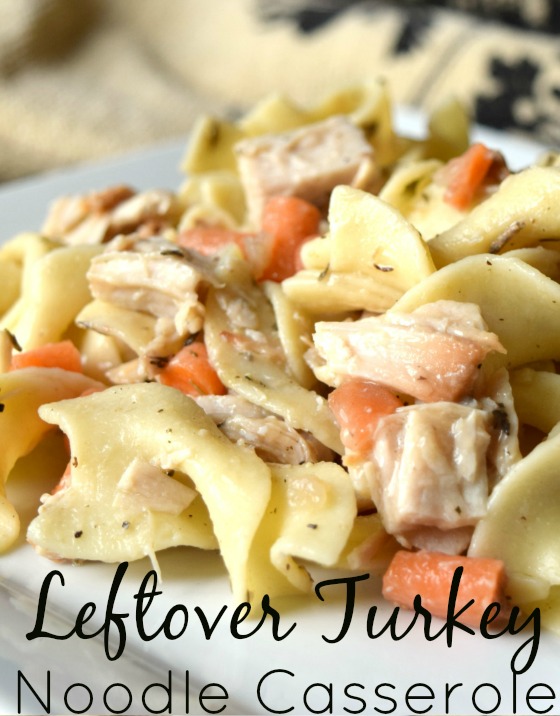 Tired of having leftover Thanksgiving turkey? Make an easy Leftover Turkey Noodle Casserole and change things up! This easy family pleasing meal is great!