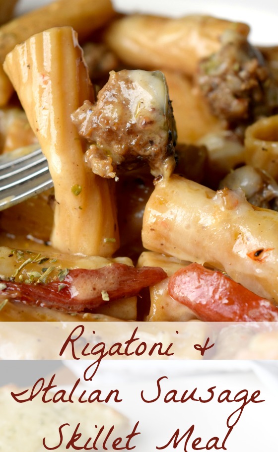 rigatoni & italian sausage skillet meal