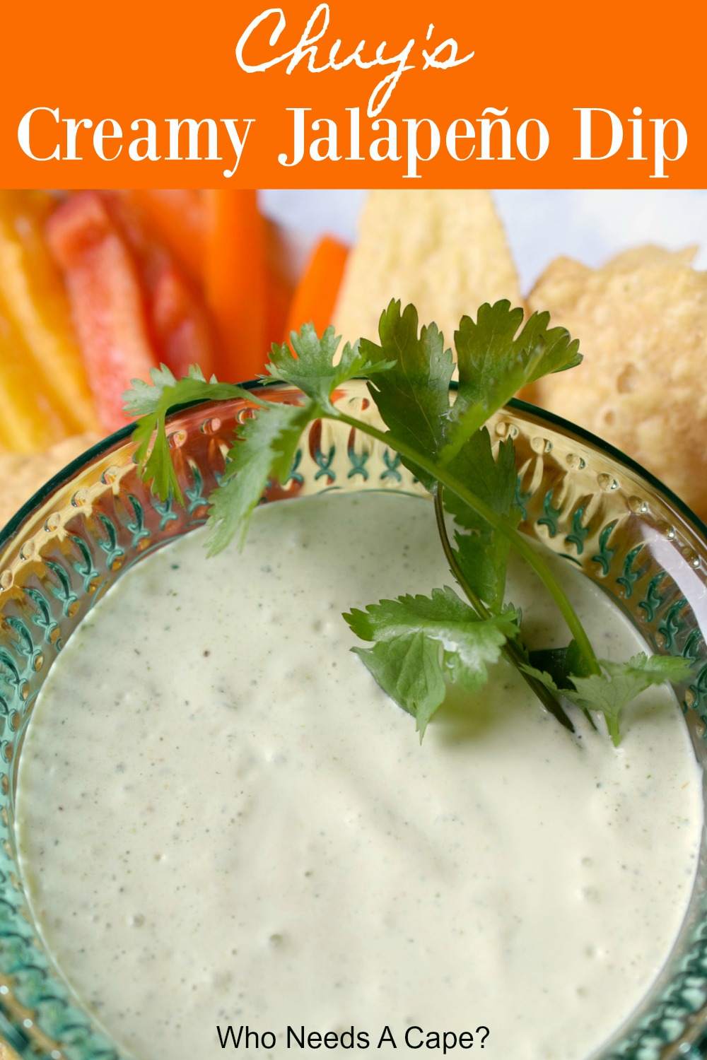 {copycat} Chuy’s Creamy Jalapeno Dip Recipe - Who Needs A Cape?