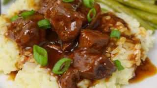 Easy Crockpot Mongolian Beef