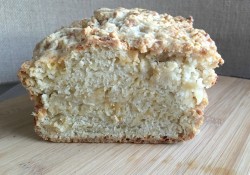 Cheesy Beer Bread is the perfect quick bread to go along with soup, stews and chili. Make with your favorite beer and cheese, you'll love the texture.