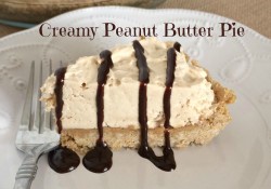 This almost no-bake pie is easy to prepare and oh so yummy!