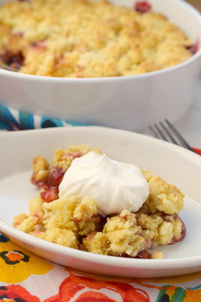 Cake Mix Cherry Cobbler | Who Needs A Cape?