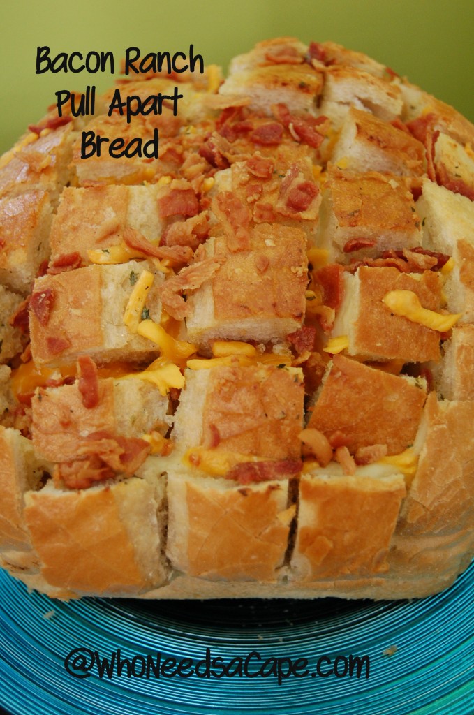 Bacon Ranch Pull Apart Bread