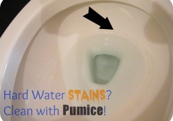 Flush Hard Water Stains Down the Toilet | Who Needs A Cape?