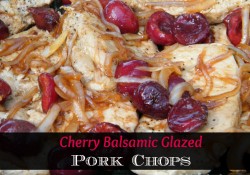 Cherry Balsamic Glazed Pork Chops | Who Needs A Cape?