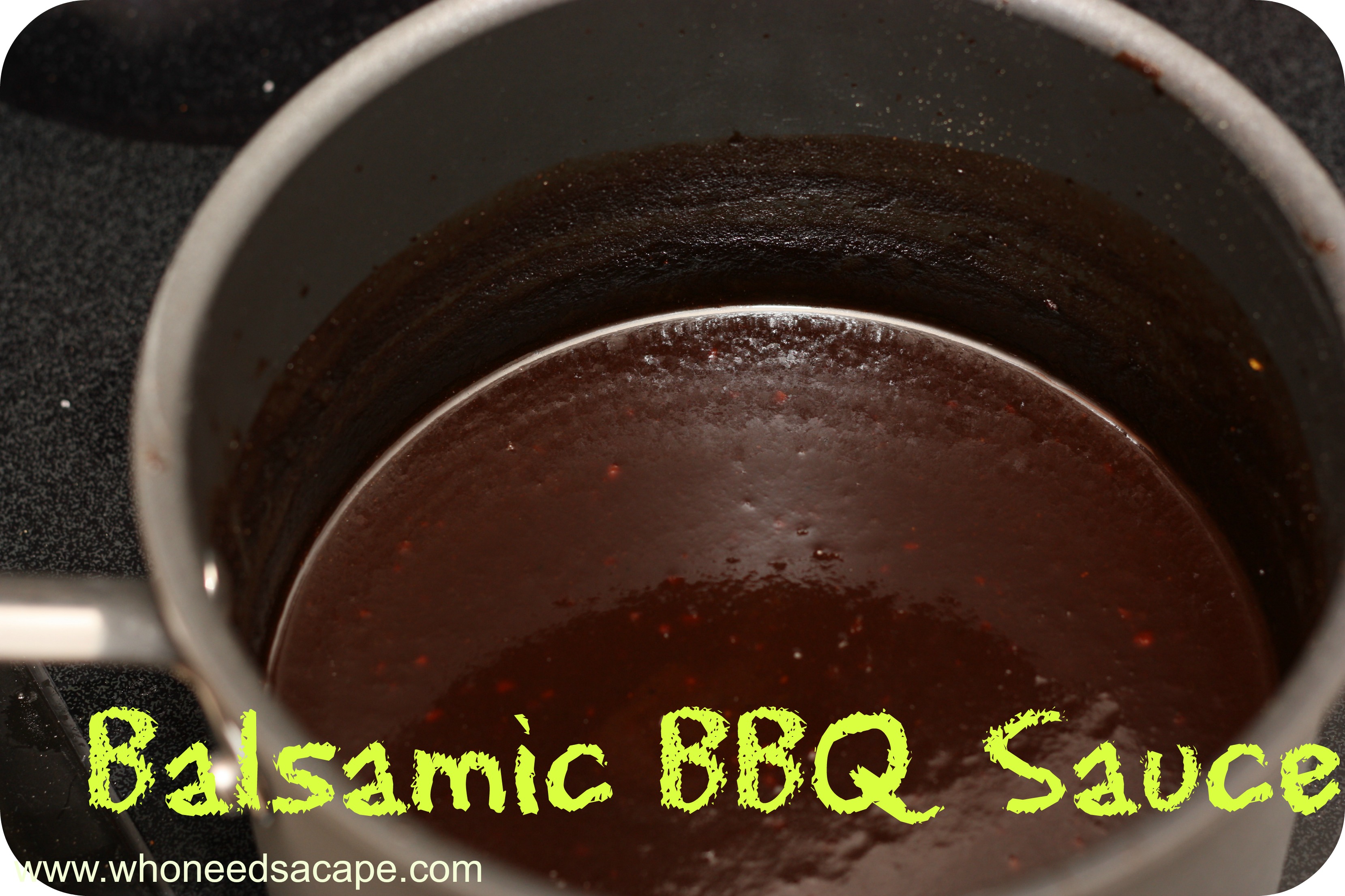 Balsamic BBQ Sauce {Paleo}