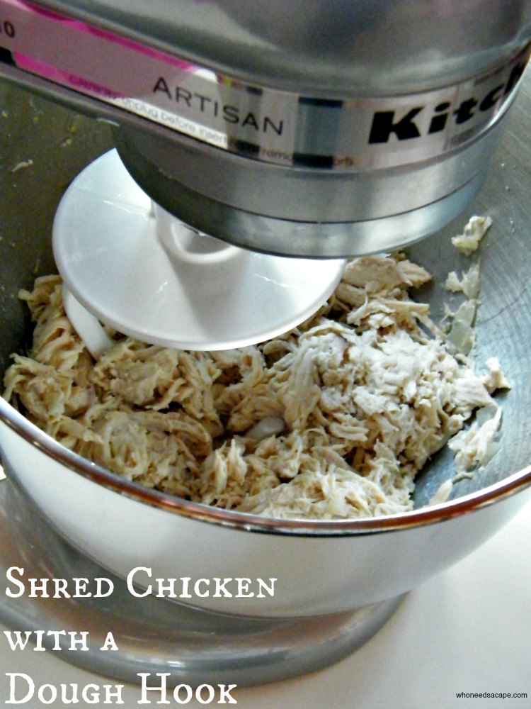 Shred Chicken with a Dough Hook | Who Needs A Cape?