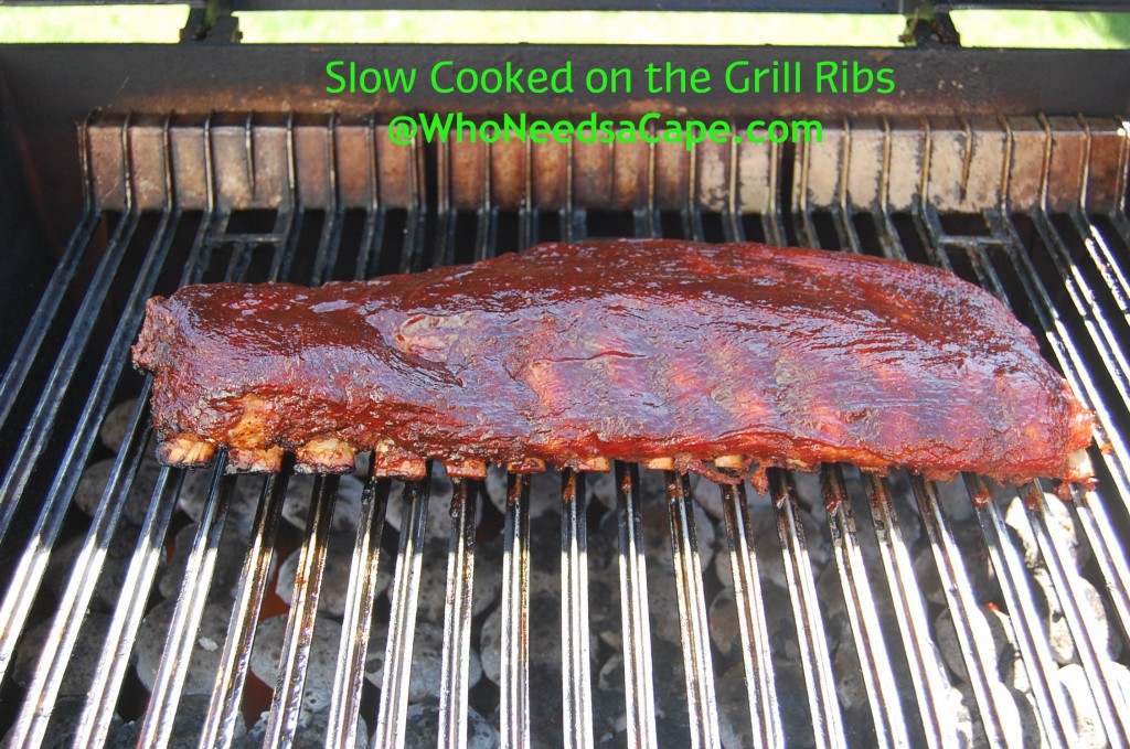 Slow Cooked Grilled Ribs