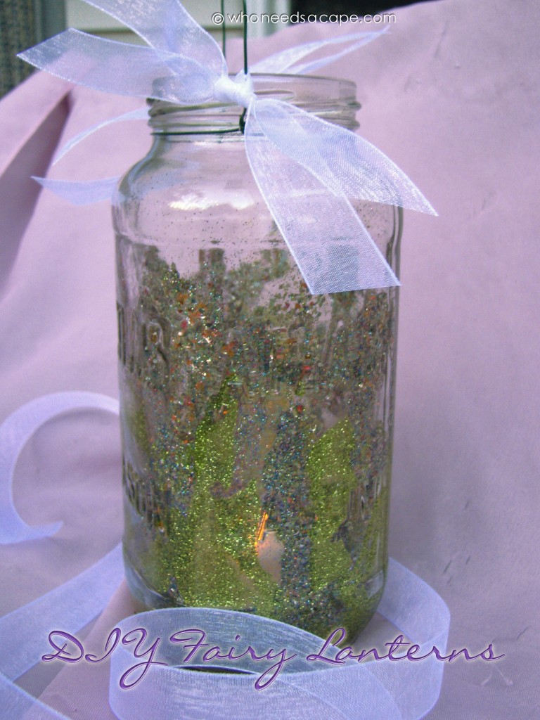DIY Fairy Lanterns are a wonderful recycling project to make with your kids. Fun for magical summer nights, great for sleepovers too.