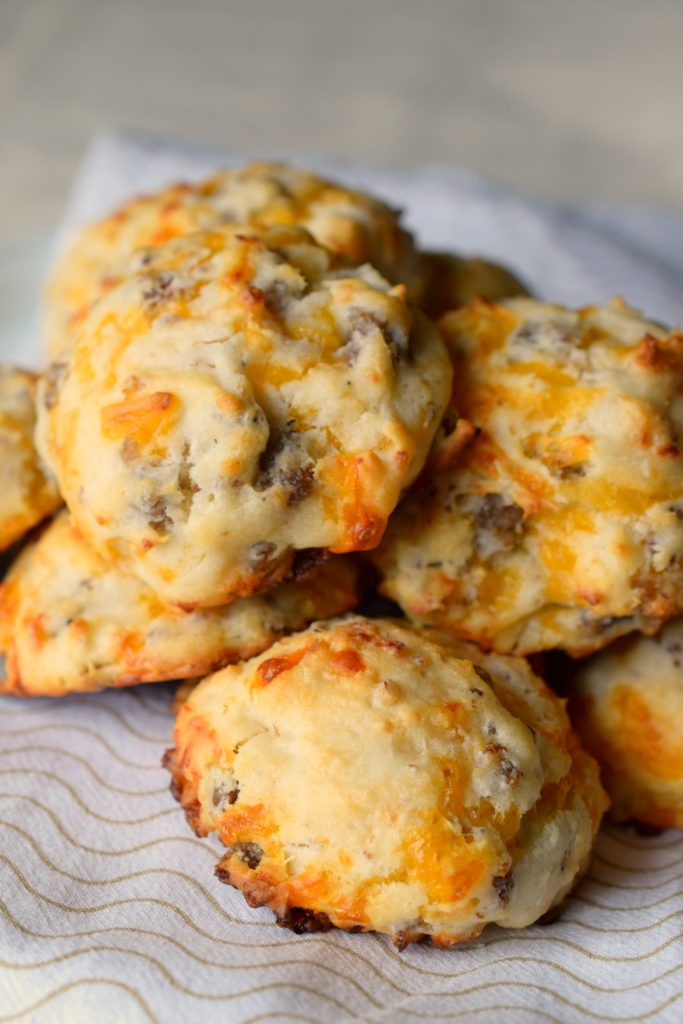 Cheddar Sausage Biscuits Who Needs A Cape?