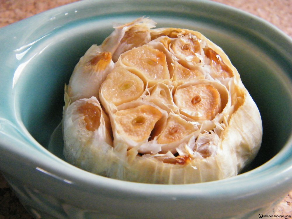 Roasted Garlic Spread Who Needs A Cape?