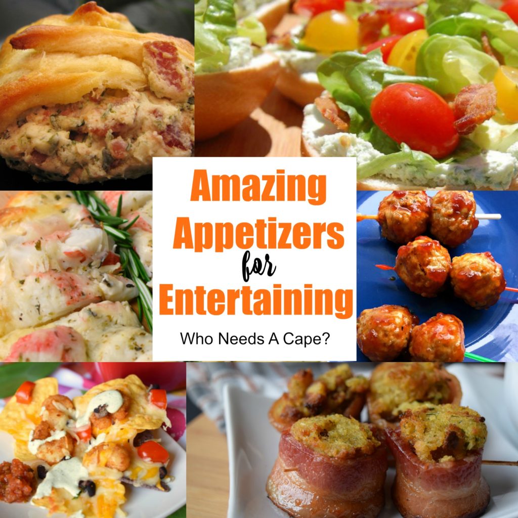 A fabulous collection of Amazing Appetizers for Entertaining. Everything you’ll need to host a delicious party with a great selection of food.