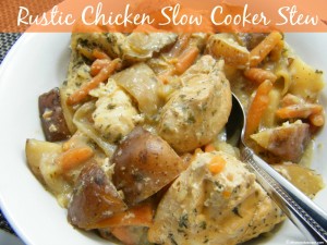 Rustic Chicken Slow Cooker Stew