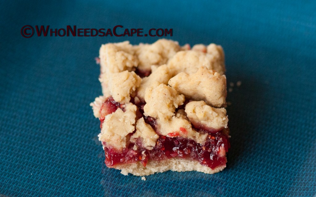Raspberry Crumb Bars
