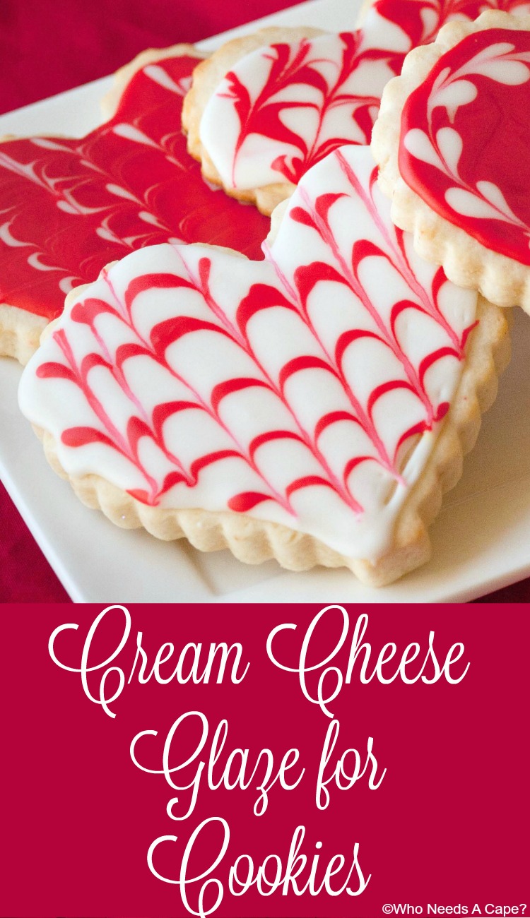 Cream Cheese Glaze for Cookies Who Needs A Cape?