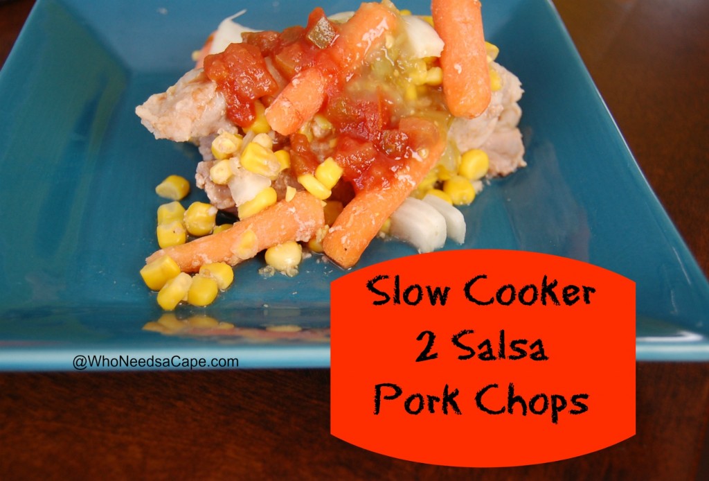 Slow Cooker 2 Salsa Pork Chops
