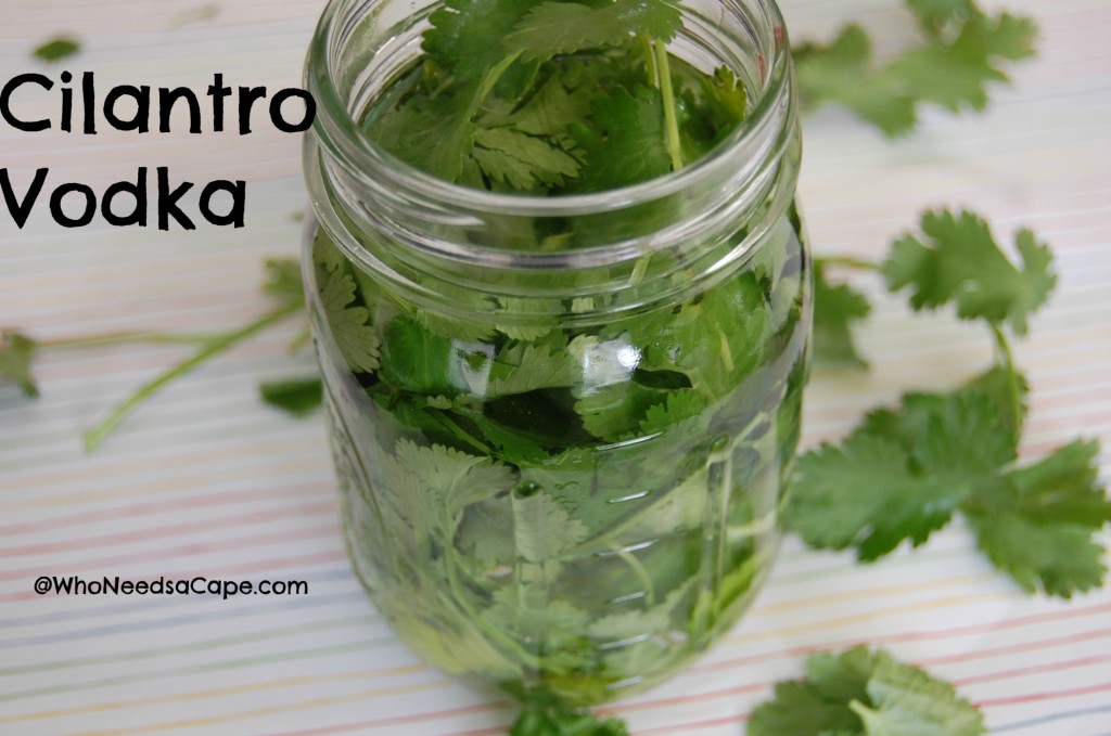 Cilantro Infused Vodka