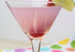 YUM! The Starburst Martini is a fun and flavorful cocktail that will remind you of the light pink Starburst candy. Super yummy, you'll love the flavor.