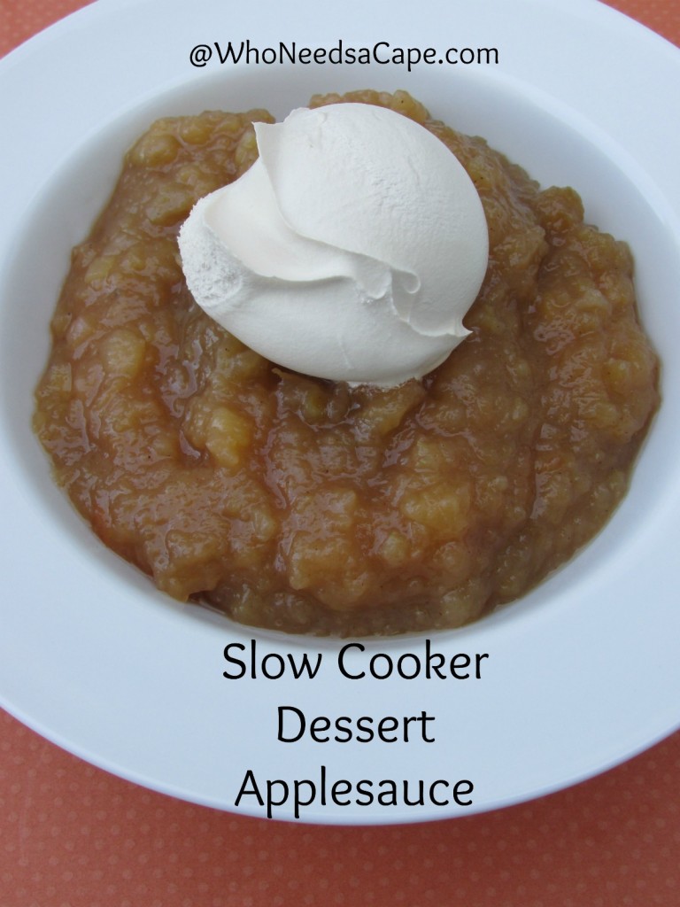 Slow Cooker Dessert Applesauce