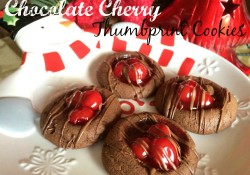 Chocolate Cherry Thumbprint Cookies | Who Needs A Cape?