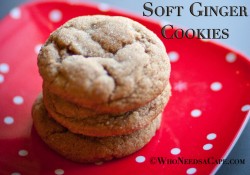 Soft Ginger Cookies