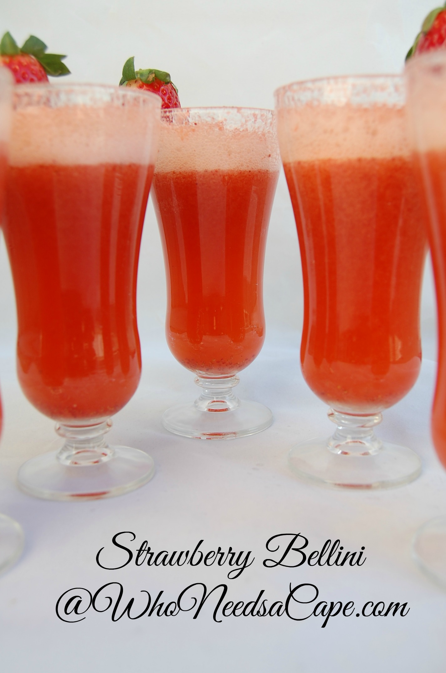 Strawberry Bellini - Who Needs A Cape?