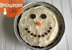 Easy Snowman Cake | Who Needs A Cape?