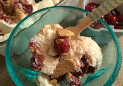 Cherry Cheesecake Ice Cream | Who Needs A Cape?