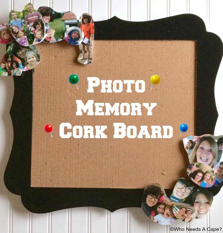 Photo Memory Cork Board Who Needs A Cape? Who Needs A Cape?