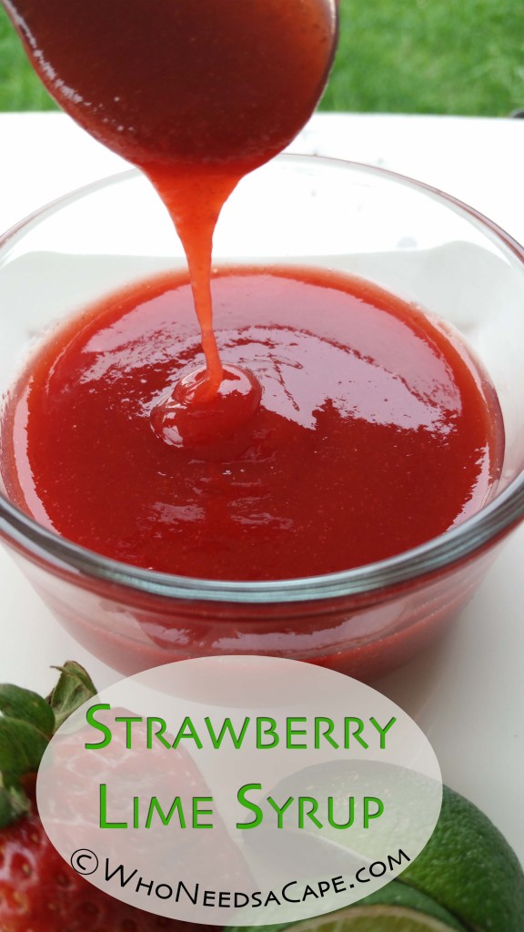 Strawberry Lime Syrup