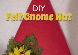 DIY Felt Gnome Hat