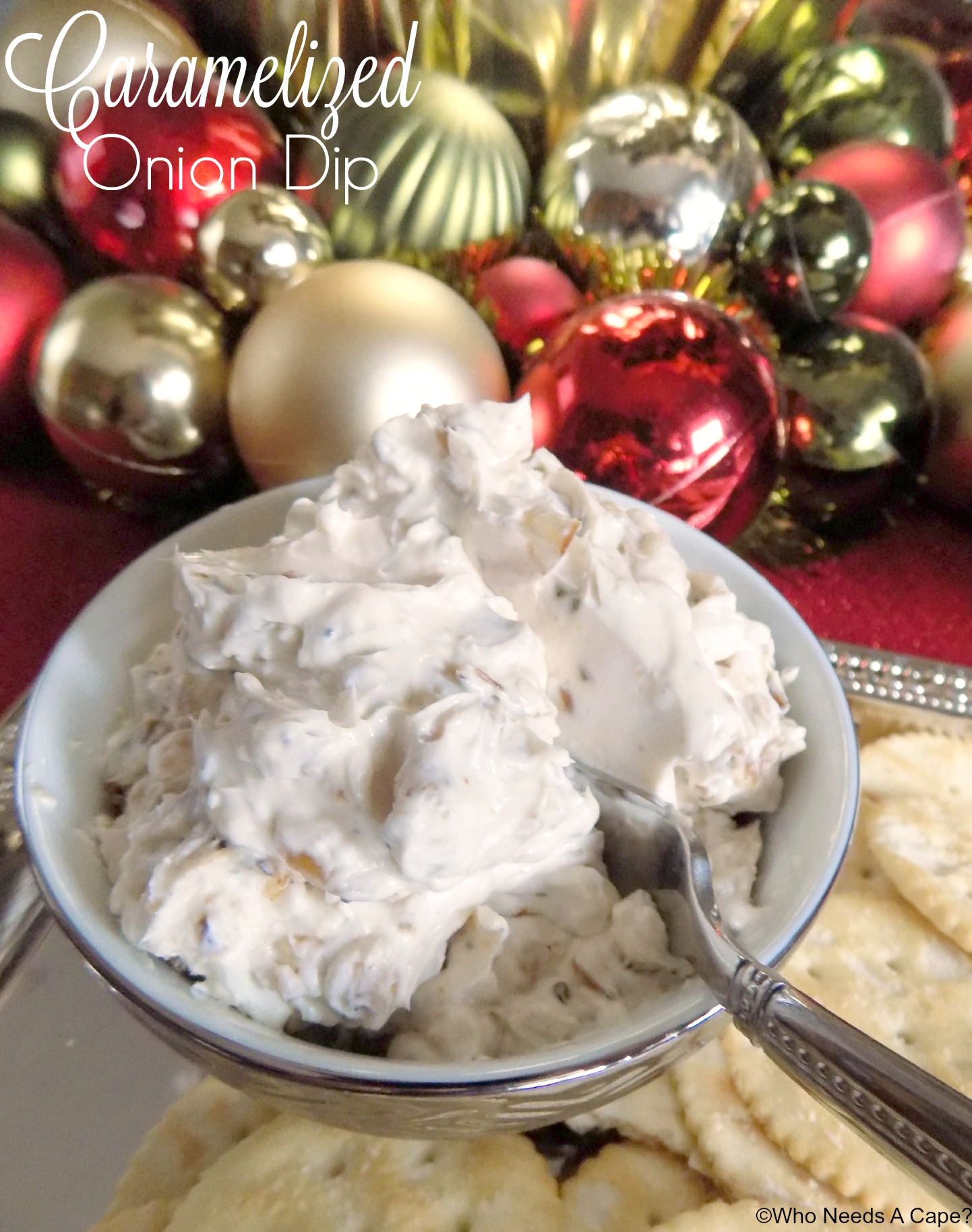 Caramelized Onion Dip Who Needs A Cape?