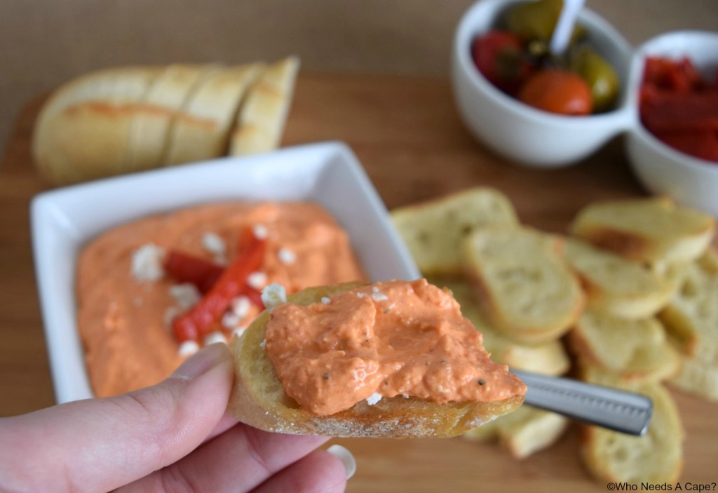 Creamy Roasted Bell Pepper Dip Who Needs A Cape?
