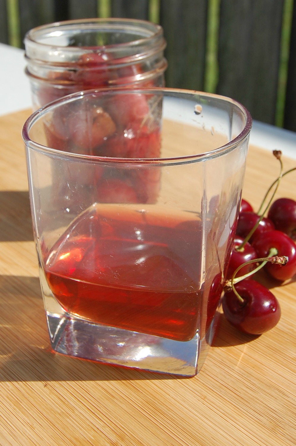 Cherry Infused Bourbon - Who Needs A Cape?