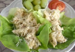 Slow Cooker Shredded Caesar Chicken is so incredibly simple to make. This tender chicken is also the basis for many delicious meal variations.