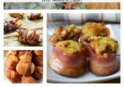 12 Bacon Appetizer for Parties in this post! The most delicious bacon party foods that will be the hit of your next party. | Who Needs A Cape?