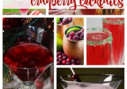 Get your holiday season in full swing with these 9 Festive Cranberry Cocktails! Perfect for parties, you'll love the selection!