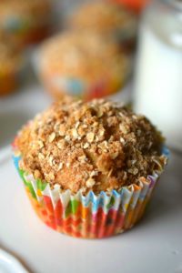 Applesauce Muffins With Streusel Topping