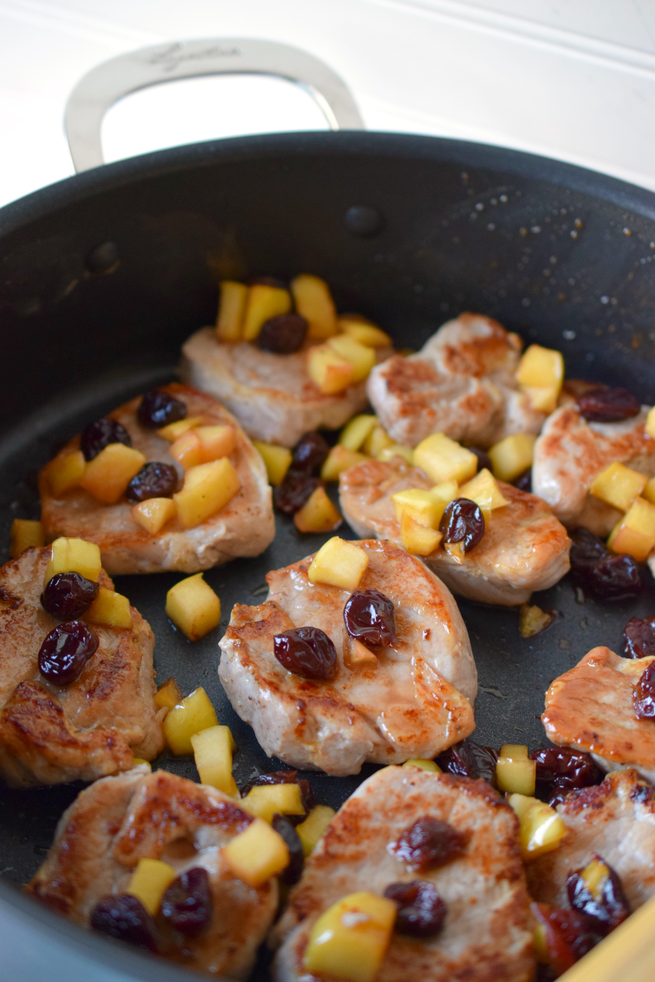 Pork Tenderloin with Michigan Cherries & Apples - Who ...