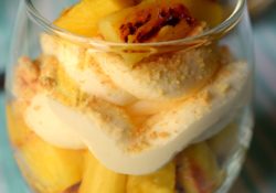 Grilled Pineapple Cheesecake Parfaits are the perfect summertime dessert! Sweet grilled pineapple is the star of this fantastic no-bake treat.