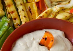 Creamy Balsamic Vinaigrette Dip is perfect alongside grilled vegetables or crackers. Make this dip in less than 2 minutes, great for tailgating spreads.