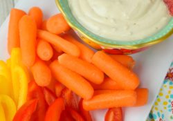The Easiest Creamy Onion Dip is a favorite for all my entertaining needs. It takes only a minute to stir together using only 3 ingredients! Serve with veggies or crackers, it will surely disappear.
