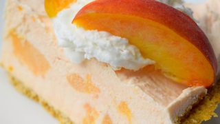 Fuzzy Navel No Bake Cheesecake