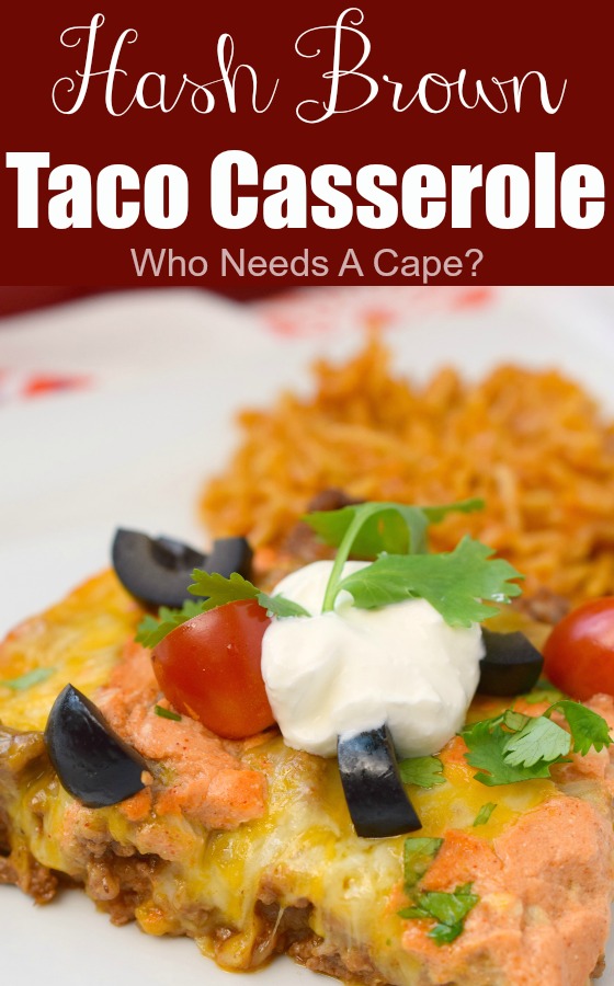 Hash Brown Taco Casserole