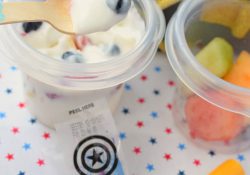 Lunchbox Creamy Fruit Salad is a great way to send some of your kids' favorites in their lunch. Customize with your family favorite flavors for a win!